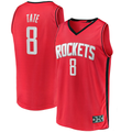 Kooe H.Rockets #8 Jae'Sean Tate Red Fast Break Replica Stitched Jerseys-Icon Edition
