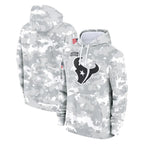 Kooe H.Texans Arctic Camo Salute to Service Hoodies Limited Game Blank Player Stitched Jerseys