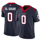Kooe H.Texans #0 Azeez Al-Shaair Player Navy Limited Vapor F.U.S.E. Home Game Stitched Jerseys