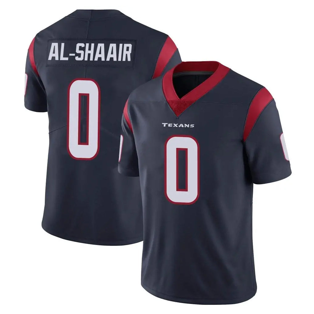 Kooe H.Texans #0 Azeez Al-Shaair Player Navy Limited Vapor Untouchable Home Game Stitched Jerseys