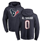 Kooe H.Texans #0 Azeez Al-Shaair Player Navy Pro Line Pullover Hoodie Limited Game Stitched Jerseys