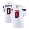 Kooe H.Texans #0 Azeez Al-Shaair Player White Home Game Stitched Jerseys