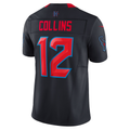 Kooe H.Texans #12 Nico Collins Navy Alternate 2 Vapor F.U.S.E. Limited Stitched Jerseys