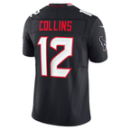 Kooe H.Texans #12 Nico Collins Navy Team Vapor F.U.S.E. Limited Stitched Jerseys