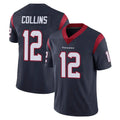 Kooe H.Texans #12 Nico Collins Player Navy Limited Vapor Untouchable Home Game Stitched Jerseys