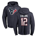 Kooe H.Texans #12 Nico Collins Player Navy Pro Line Pullover Hoodie Limited Game Stitched Jerseys
