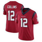 Kooe H.Texans #12 Nico Collins Player Red Limited Vapor Untouchable Home Game Stitched Jerseys