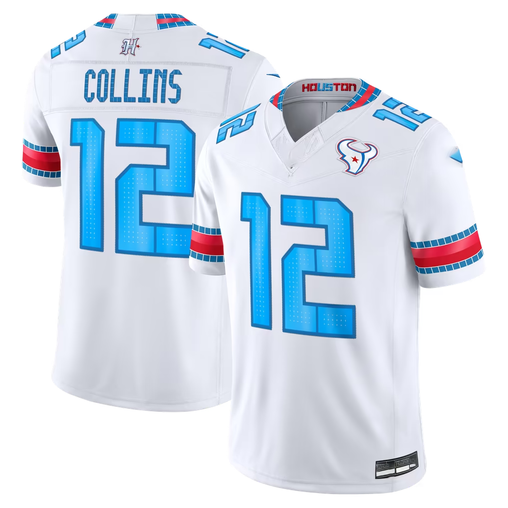 Kooe H.Texans #12 Nico Collins White 2026 Rivalries Collection Limited Stitched Jerseys