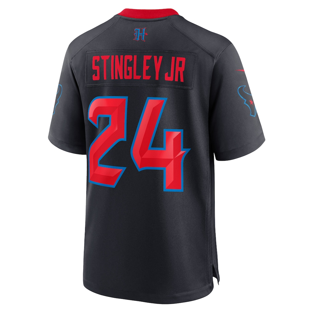 Kooe H.Texans #24 Derek Stingley Jr. Navy 2nd Alternate Game Stitched Jerseys