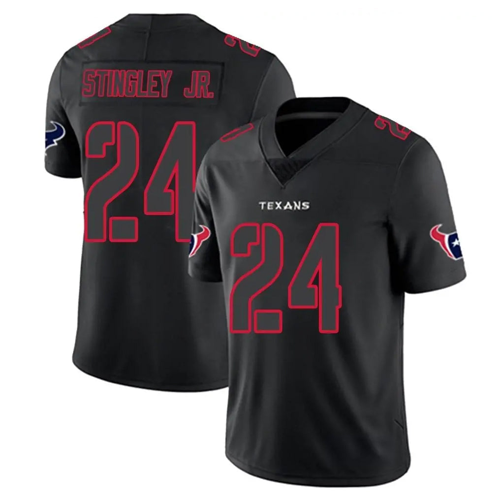 Kooe H.Texans #24 Derek Stingley Jr. Player Black Impact Limited Game Stitched Jerseys