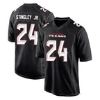 Kooe H.Texans #24 Derek Stingley Jr. Player Carbon Black Fashion Home Game Stitched Jerseys
