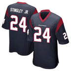 Kooe H.Texans #24 Derek Stingley Jr. Player Navy Home Game Stitched Jerseys