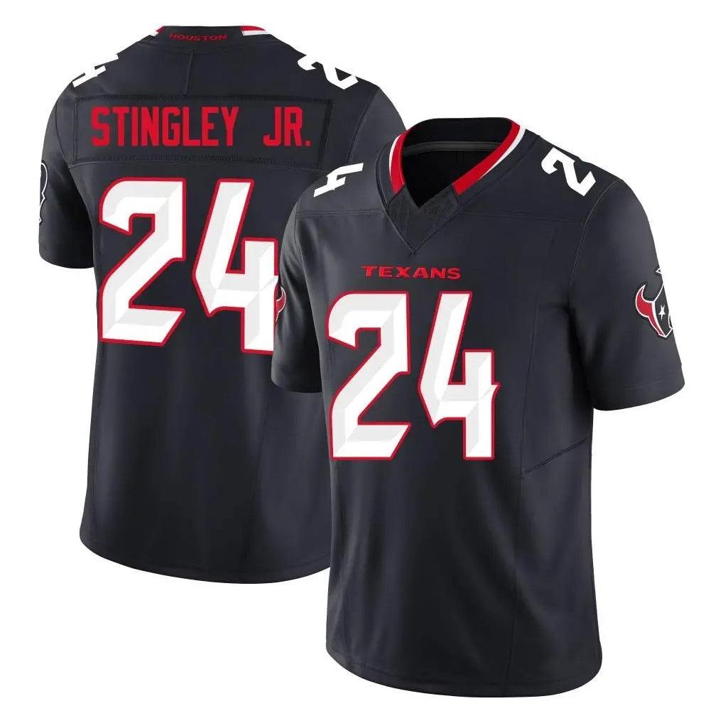 Kooe H.Texans #24 Derek Stingley Jr. Player Navy Limited Alternate Vapor F.U.S.E. Home Game Stitched Jerseys