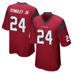 Kooe H.Texans #24 Derek Stingley Jr. Player Red Home Game Stitched Jerseys