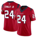 Kooe H.Texans #24 Derek Stingley Jr. Player Red Limited Vapor F.U.S.E. Home Game Stitched Jerseys