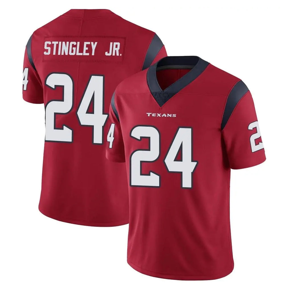 Kooe H.Texans #24 Derek Stingley Jr. Player Red Limited Vapor Untouchable Home Game Stitched Jerseys