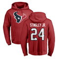 Kooe H.Texans #24 Derek Stingley Jr. Player Red Pro Line Pullover Hoodie Limited Game Stitched Jerseys
