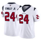 Kooe H.Texans #24 Derek Stingley Jr. Player White Limited Vapor F.U.S.E. Home Game Stitched Jerseys