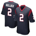 Kooe H.Texans #2 Calen Bullock Player Navy Home Game Stitched Jerseys