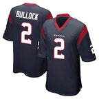 Kooe H.Texans #2 Calen Bullock Player Navy Home Game Stitched Jerseys
