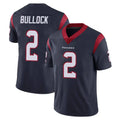 Kooe H.Texans #2 Calen Bullock Player Navy Limited Vapor Untouchable Home Game Stitched Jerseys