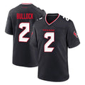 Kooe H.Texans #2 Calen Bullock Player Navy Team Home Game Stitched Jerseys