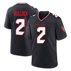 Kooe H.Texans #2 Calen Bullock Player Navy Team Home Game Stitched Jerseys