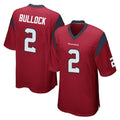 Kooe H.Texans #2 Calen Bullock Player Red Home Game Stitched Jerseys