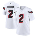 Kooe H.Texans #2 Calen Bullock Player White Home Game Stitched Jerseys