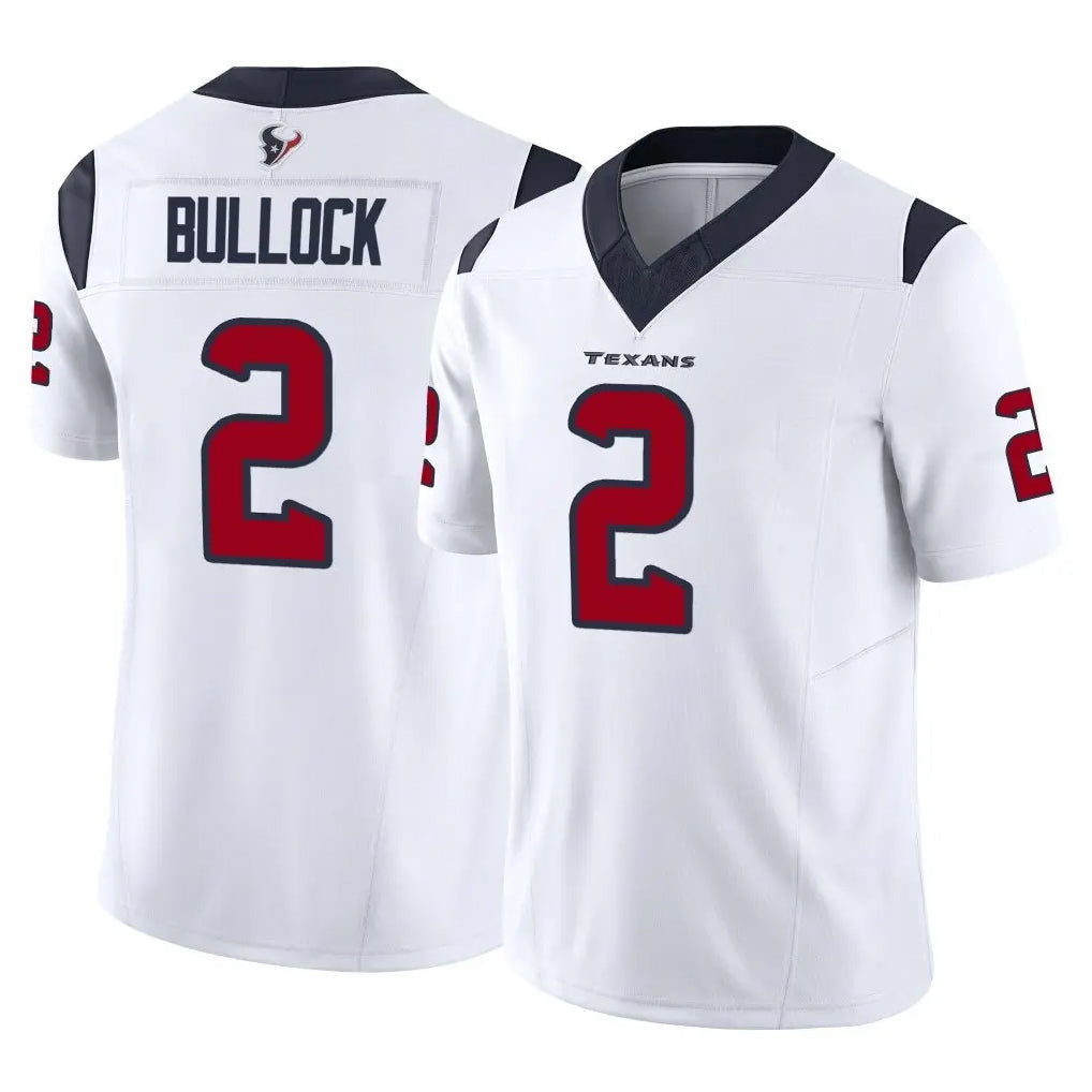 Kooe H.Texans #2 Calen Bullock Player White Limited Vapor F.U.S.E. Home Game Stitched Jerseys
