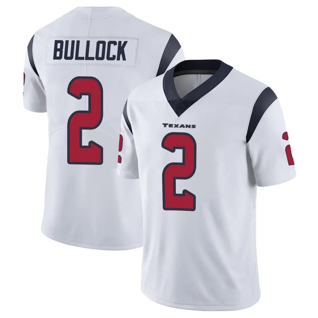 Kooe H.Texans #2 Calen Bullock Player White Limited Vapor Untouchable Home Game Stitched Jerseys