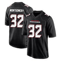 Kooe H.Texans #32 David Montgomery Player Carbon Black Fashion Home Game Stitched Jerseys
