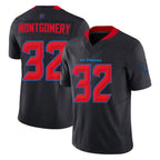 Kooe H.Texans #32 David Montgomery Player Navy Limited 2nd Alternate Vapor F.U.S.E. Home Game Stitched Jerseys