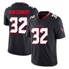 Kooe H.Texans #32 David Montgomery Player Navy Limited Alternate Vapor F.U.S.E. Home Game Stitched Jerseys