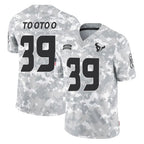 Kooe H.Texans #39 Henry To'oTo'o Player Arctic Camo Salute To Service Limited Game Stitched Jerseys