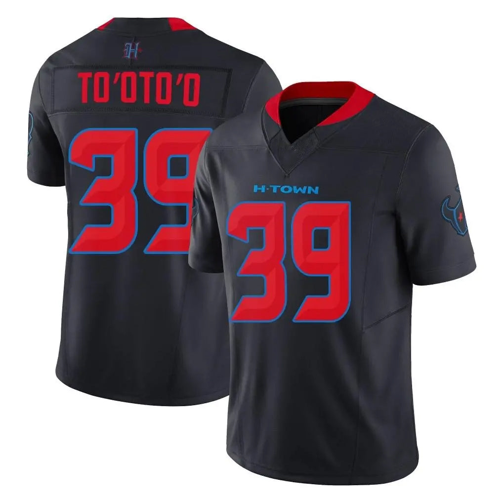 Kooe H.Texans #39 Henry To'oTo'o Player Navy Limited 2nd Alternate Vapor F.U.S.E. Home Game Stitched Jerseys