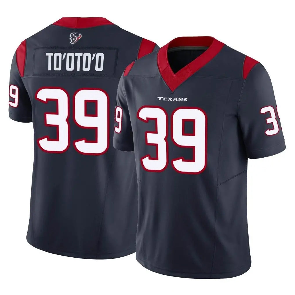 Kooe H.Texans #39 Henry To'oTo'o Player Navy Limited Vapor F.U.S.E. Home Game Stitched Jerseys