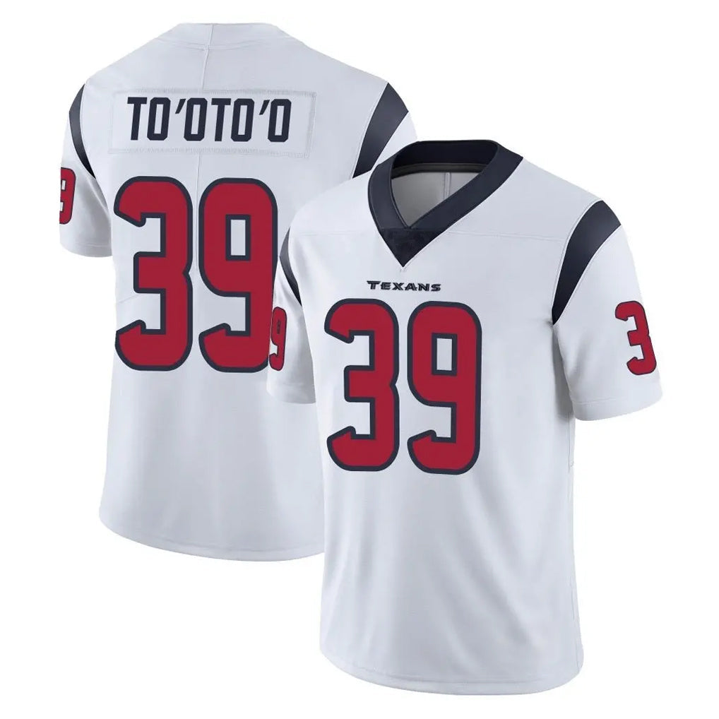 Kooe H.Texans #39 Henry To'oTo'o Player White Limited Vapor Untouchable Home Game Stitched Jerseys