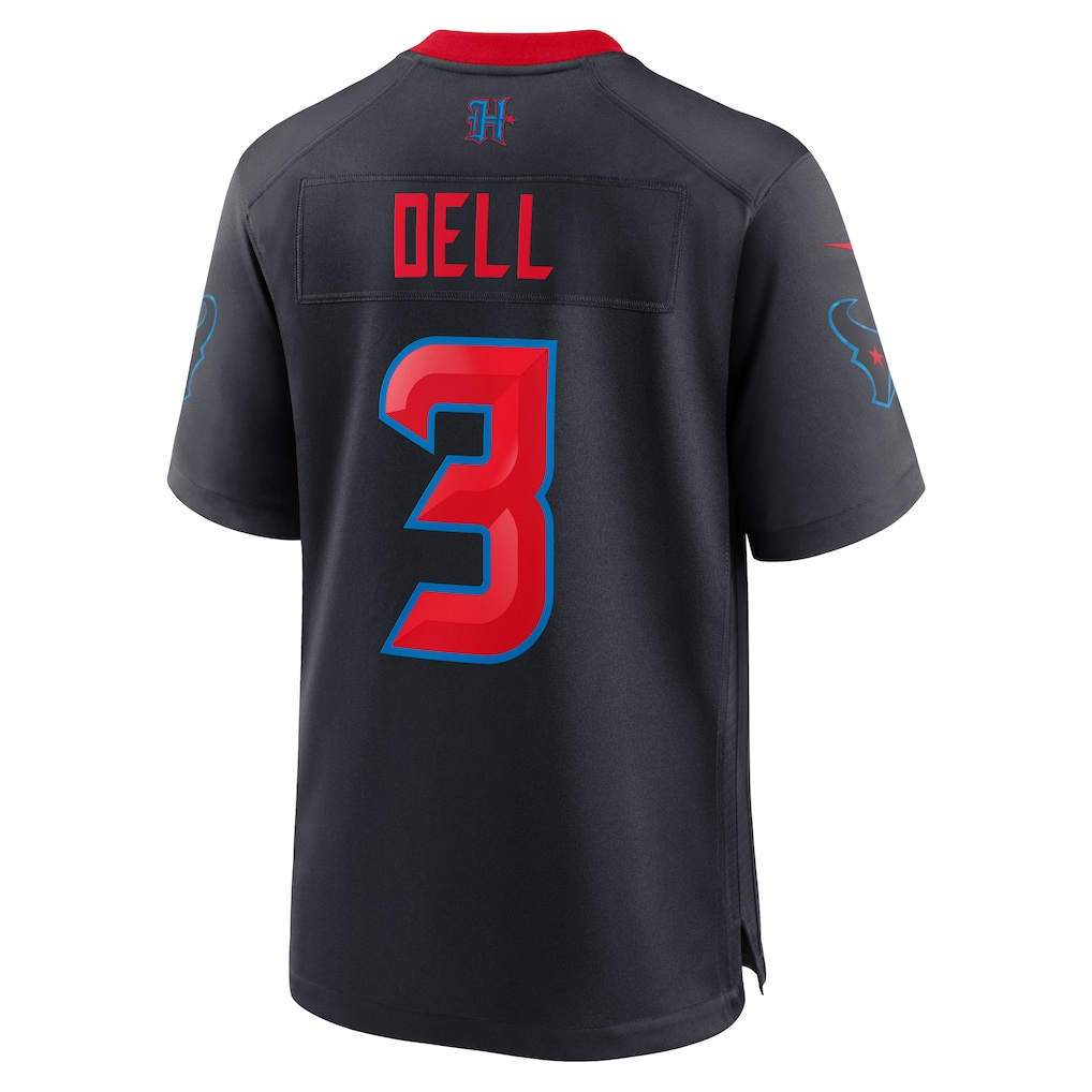Kooe H.Texans #3 Tank Dell Navy 2nd Alternate Game Stitched Jerseys