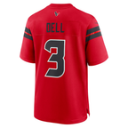Kooe H.Texans #3 Tank Dell Red Alternate Game Stitched Jerseys