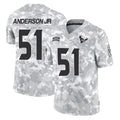 Kooe H.Texans #51 Will Anderson Jr. Player Arctic Camo Salute To Service Limited Game Stitched Jerseys