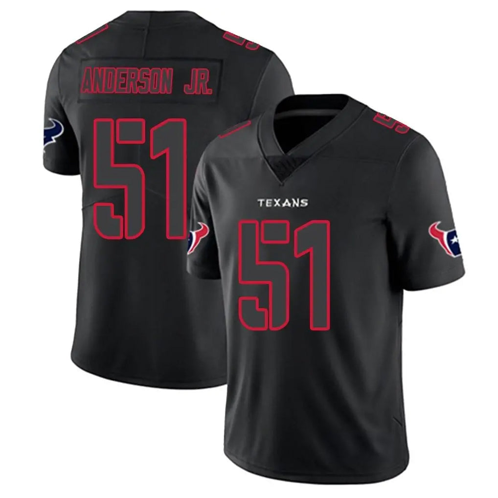 Kooe H.Texans #51 Will Anderson Jr. Player Black Impact Limited Game Stitched Jerseys
