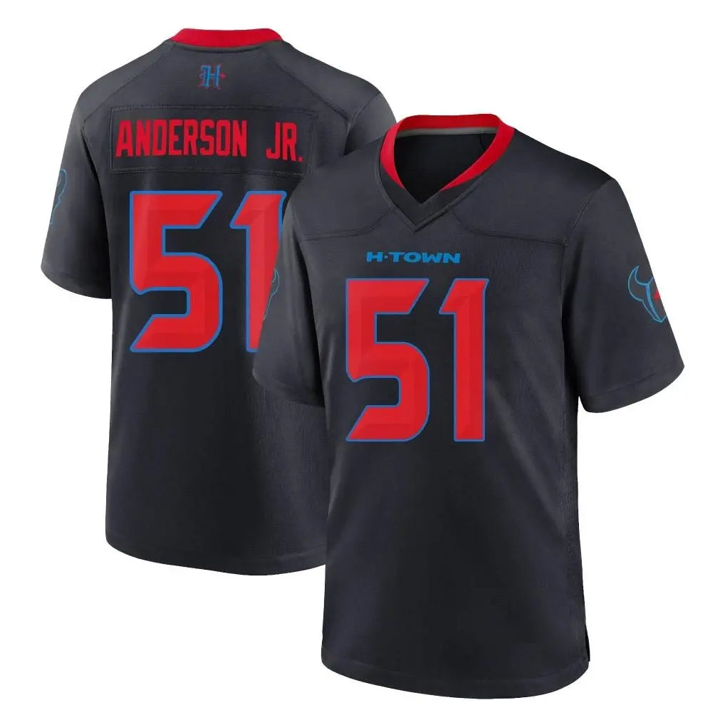 Kooe H.Texans #51 Will Anderson Jr. Player Navy 2nd Alternate Home Game Stitched Jerseys