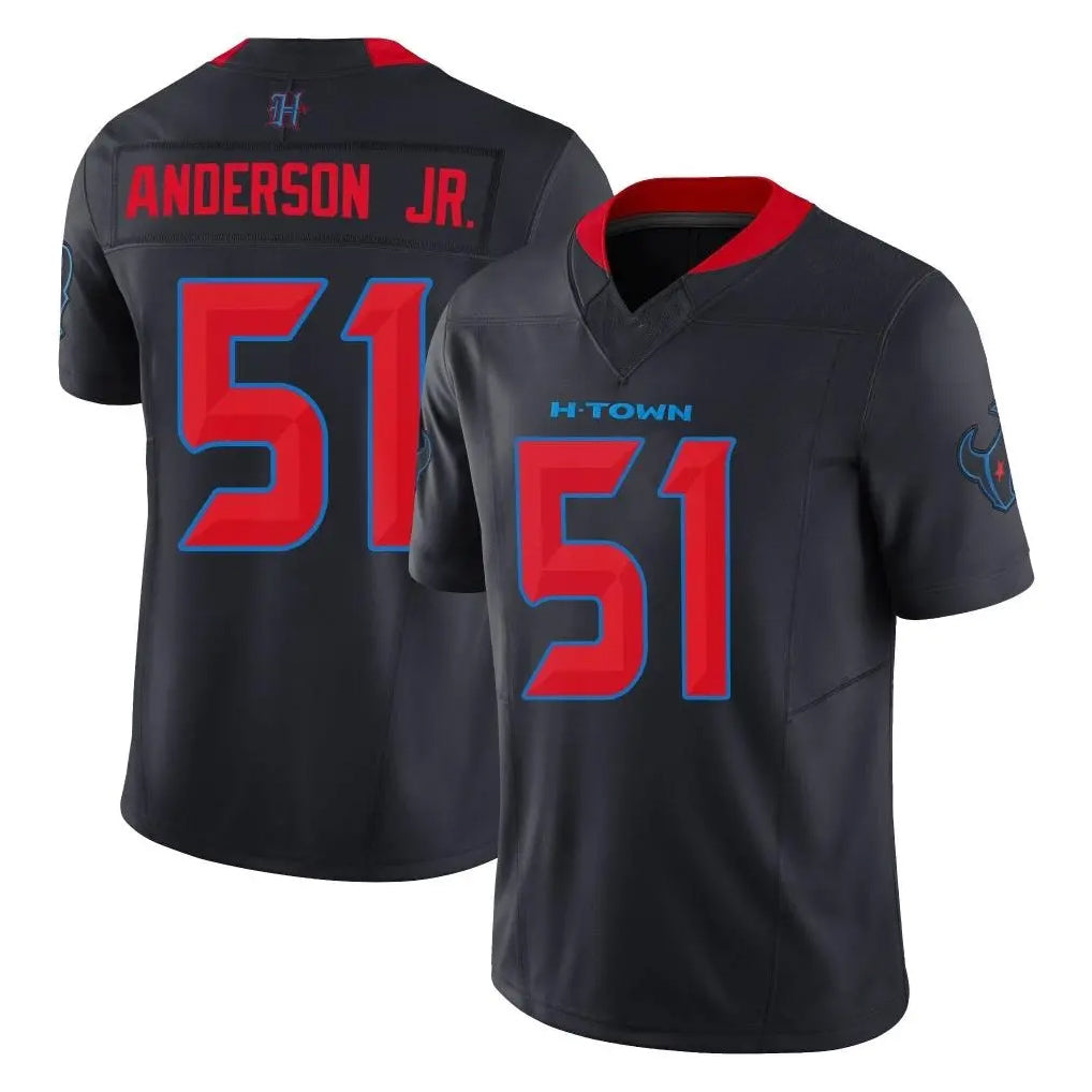 Kooe H.Texans #51 Will Anderson Jr. Player Navy Limited 2nd Alternate Vapor F.U.S.E. Home Game Stitched Jerseys