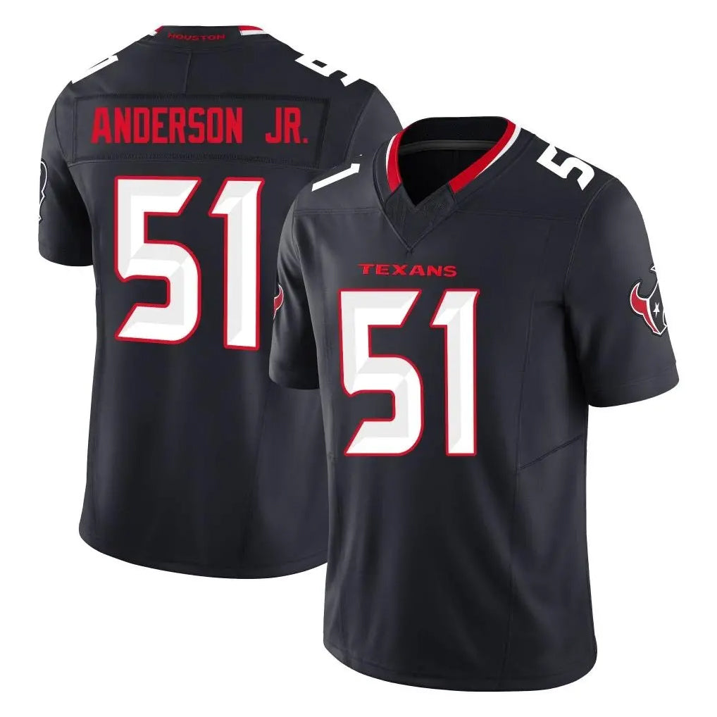 Kooe H.Texans #51 Will Anderson Jr. Player Navy Limited Alternate Vapor F.U.S.E. Home Game Stitched Jerseys