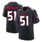 Kooe H.Texans #51 Will Anderson Jr. Player Navy Team Home Game Stitched Jerseys