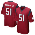 Kooe H.Texans #51 Will Anderson Jr. Player Red Home Game Stitched Jerseys