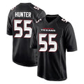 Kooe H.Texans #55 Danielle Hunter Player Carbon Black Fashion Home Game Stitched Jerseys