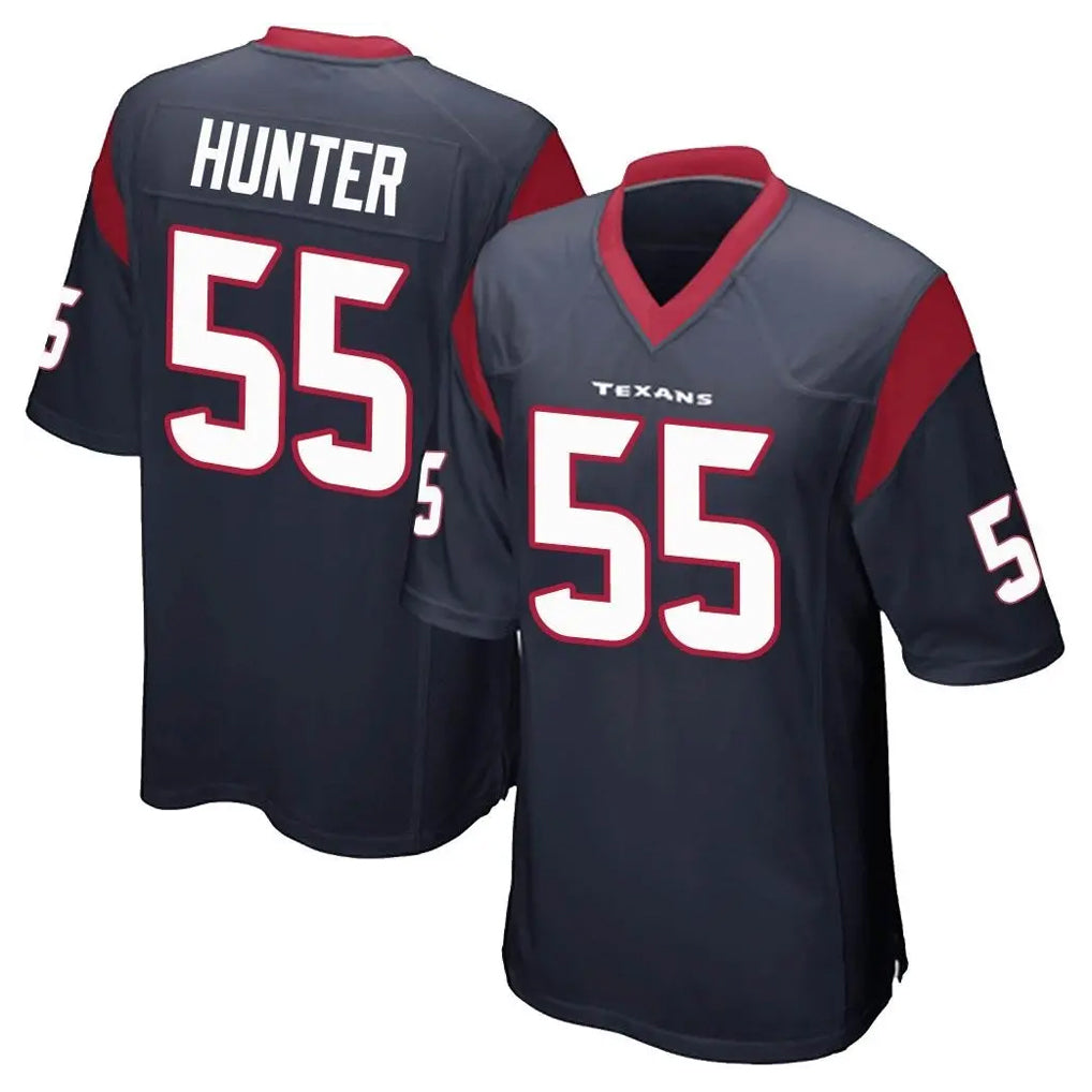 Kooe H.Texans #55 Danielle Hunter Player Navy Home Game Stitched Jerseys