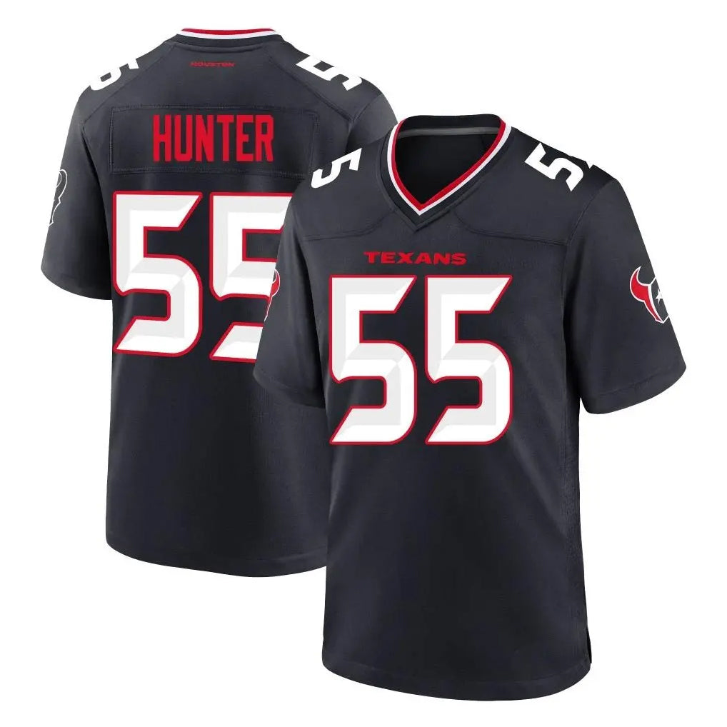 Kooe H.Texans #55 Danielle Hunter Player Navy Team Home Game Stitched Jerseys
